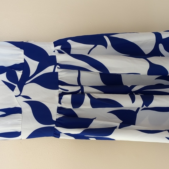 Small Shein Blue and White Dress 4 Sundress Tie in the Back - Picture 8 of 11